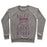 Virgin Teez  Pullover Crewneck Sweatshirt / x-small / Heathered Gray BUFF 'N TUFF CAT CREWNECK SWEATSHIRT