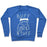 Virgin Teez  Pullover Crewneck Sweatshirt / x-small / Heathered Blue BUFF 'N TUFF CAT CREWNECK SWEATSHIRT