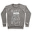 Virgin Teez  Pullover Crewneck Sweatshirt / x-small / Heathered Gray BUFF 'N TUFF CAT CREWNECK SWEATSHIRT
