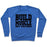 Virgin Teez  Pullover Crewneck Sweatshirt / x-small / Heathered Blue BUILD MUSCLE CREWNECK SWEATSHIRT