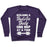 Virgin Teez  Pullover Crewneck Sweatshirt / x-small / Purple BUILDING A BAD ASS BODY ONE REP AT A TIME CREWNECK SWEATSHIRT