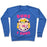 Virgin Teez  Pullover Crewneck Sweatshirt / x-small / Heathered Blue BUNS & GUNS CREWNECK SWEATSHIRT
