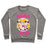 Virgin Teez  Pullover Crewneck Sweatshirt / x-small / Heathered Gray BUNS & GUNS CREWNECK SWEATSHIRT