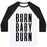 Virgin Teez  Baseball Tee Unisex Classic Baseball Tee / x-small / White/Black BURN BABY BURN UNISEX CLASSIC BASEBALL TEE