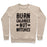 Virgin Teez  Pullover Crewneck Sweatshirt / x-small / Heathered Oatmeal BURN CALORIES NOT WITCHES CREWNECK SWEATSHIRT
