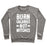 Virgin Teez  Pullover Crewneck Sweatshirt / x-small / Heathered Gray BURN CALORIES NOT WITCHES CREWNECK SWEATSHIRT