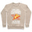 Virgin Teez  Pullover Crewneck Sweatshirt / x-small / Heathered Oatmeal BURNING CALORIES CREWNECK SWEATSHIRT