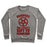 Virgin Teez  Pullover Crewneck Sweatshirt / x-small / Heathered Gray BURPEES ARE SATAN'S GIFT TO MANKIND CREWNECK SWEATSHIRT