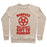 Virgin Teez  Pullover Crewneck Sweatshirt / x-small / Heathered Oatmeal BURPEES ARE SATAN'S GIFT TO MANKIND CREWNECK SWEATSHIRT