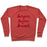 Virgin Teez  Pullover Crewneck Sweatshirt / x-small / Heathered Red BURPEES BEFORE BRUNCH CREWNECK SWEATSHIRT