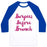 Virgin Teez  Baseball Tee Unisex Classic Baseball Tee / x-small / White/Blue BURPEES BEFORE BRUNCH UNISEX CLASSIC BASEBALL TEE