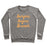 Virgin Teez  Pullover Crewneck Sweatshirt / x-small / Heathered Gray BURPEES BEFORE BRUNCH WHITE PRINT CREWNECK SWEATSHIRT