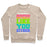 Virgin Teez  Pullover Crewneck Sweatshirt / x-small / Heathered Oatmeal BURPEES DON'T REALLY LIKE YOU EITHER CREWNECK SWEATSHIRT