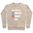 Virgin Teez  Pullover Crewneck Sweatshirt / x-small / Heathered Oatmeal BURPEES FOR PARAGON SQUATS FOR RENEGADE CREWNECK SWEATSHIRT