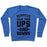 Virgin Teez  Pullover Crewneck Sweatshirt / x-small / Heathered Blue BURPEES HAVE THEIR UPS AND DOWNS CREWNECK SWEATSHIRT