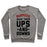 Virgin Teez  Pullover Crewneck Sweatshirt / x-small / Heathered Gray BURPEES HAVE THEIR UPS AND DOWNS CREWNECK SWEATSHIRT