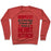 Virgin Teez  Pullover Crewneck Sweatshirt / x-small / Heathered Red BURPEES HEART ATTACK CREWNECK SWEATSHIRT