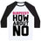 Virgin Teez  Baseball Tee Unisex Classic Baseball Tee / x-small / White/Black BURPEES? HOW ABOUT NO UNISEX CLASSIC BASEBALL TEE
