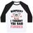 Virgin Teez  Baseball Tee Unisex Classic Baseball Tee / x-small / White/Black BURPEES? I THOUGH YOU SAID FURBIES UNISEX CLASSIC BASEBALL TEE