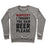 Virgin Teez  Pullover Crewneck Sweatshirt / x-small / Heathered Gray BURPEES? I THOUGHT YOU SAID BEER PLEASE CREWNECK SWEATSHIRT
