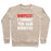 Virgin Teez  Pullover Crewneck Sweatshirt / x-small / Heathered Oatmeal BURPEES? I THOUGHT YOU SAID BURRITOS CREWNECK SWEATSHIRT