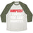 Virgin Teez  Baseball Tee Unisex Tri-Blend Baseball Tee / small / Oatmeal / Moss BURPEES? I THOUGHT YOU SAID BURRITOS UNISEX TRI-BLEND BASEBALL TEE