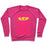 Virgin Teez  Pullover Crewneck Sweatshirt / x-small / Deep Pink BURPEES? I THOUGHT YOU SAID NACHO CHEESE CREWNECK SWEATSHIRT