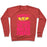 Virgin Teez  Pullover Crewneck Sweatshirt / x-small / Heathered Red BURPEES? I THOUGHT YOU SAID NACHO CHEESE CREWNECK SWEATSHIRT