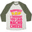 Virgin Teez  Baseball Tee Unisex Tri-Blend Baseball Tee / small / Oatmeal / Moss BURPEES? I THOUGHT YOU SAID NACHO CHEESE UNISEX TRI-BLEND BASEBALL TEE