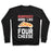 Virgin Teez  Pullover Crewneck Sweatshirt / x-small / Black BURPEES? MORE LIKE FOUR CHEESE CREWNECK SWEATSHIRT