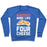 Virgin Teez  Pullover Crewneck Sweatshirt / x-small / Heathered Blue BURPEES? MORE LIKE FOUR CHEESE CREWNECK SWEATSHIRT