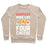 Virgin Teez  Pullover Crewneck Sweatshirt / x-small / Heathered Oatmeal BURPEES? MORE LIKE FOUR CHEESE CREWNECK SWEATSHIRT