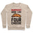 Virgin Teez  Pullover Crewneck Sweatshirt / x-small / Heathered Oatmeal BURPEES? MORE LIKE FOUR CHEESE CREWNECK SWEATSHIRT
