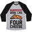 Virgin Teez  Baseball Tee Unisex Tri-Blend Baseball Tee / small / Athletic Gray / Black BURPEES? MORE LIKE FOUR CHEESE UNISEX TRI-BLEND BASEBALL TEE