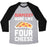 Virgin Teez  Baseball Tee Unisex Tri-Blend Baseball Tee / small / Athletic Gray / Black BURPEES? MORE LIKE FOUR CHEESE UNISEX TRI-BLEND BASEBALL TEE