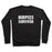 Virgin Teez  Pullover Crewneck Sweatshirt / x-small / Black BURPEES SURVIVOR CREWNECK SWEATSHIRT