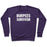 Virgin Teez  Pullover Crewneck Sweatshirt / x-small / Purple BURPEES SURVIVOR CREWNECK SWEATSHIRT