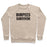 Virgin Teez  Pullover Crewneck Sweatshirt / x-small / Heathered Oatmeal BURPEES SURVIVOR CREWNECK SWEATSHIRT