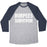 Virgin Teez  Baseball Tee Unisex Tri-Blend Baseball Tee / small / Athletic Gray / Navy BURPEES SURVIVOR UNISEX TRI-BLEND BASEBALL TEE