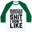 Virgin Teez  Baseball Tee Unisex Classic Baseball Tee / x-small / White/Dark Green BURPEES THAT'S THAT SHIT I DON'T LIKE UNISEX CLASSIC BASEBALL TEE