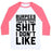 Virgin Teez  Baseball Tee Unisex Classic Baseball Tee / x-small / White/Neon Pink BURPEES THAT'S THAT SHIT I DON'T LIKE UNISEX CLASSIC BASEBALL TEE