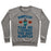 Virgin Teez  Pullover Crewneck Sweatshirt / x-small / Heathered Gray BURPEES? YEAH, NO I THOUGHT YOU SAID SLURPEES CREWNECK SWEATSHIRT