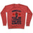 Virgin Teez  Pullover Crewneck Sweatshirt / x-small / Heathered Red BURPEES? YEAH, NO I THOUGHT YOU SAID SLURPEES CREWNECK SWEATSHIRT