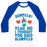 Virgin Teez  Baseball Tee Unisex Classic Baseball Tee / x-small / White/Blue BURPEES? YEAH, NO I THOUGHT YOU SAID SLURPEES UNISEX CLASSIC BASEBALL TEE