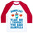 Virgin Teez  Baseball Tee Unisex Classic Baseball Tee / x-small / White/Red BURPEES? YEAH, NO I THOUGHT YOU SAID SLURPEES UNISEX CLASSIC BASEBALL TEE