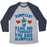 Virgin Teez  Baseball Tee Unisex Tri-Blend Baseball Tee / small / Athletic Gray / Navy BURPEES? YEAH, NO I THOUGHT YOU SAID SLURPEES UNISEX TRI-BLEND BASEBALL TEE