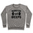 Virgin Teez  Pullover Crewneck Sweatshirt / x-small / Heathered Gray BURRITOS AND BICEPS CREWNECK SWEATSHIRT