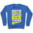 Virgin Teez  Pullover Crewneck Sweatshirt / x-small / Heathered Blue BUSTIN OURS SO WE CAN KICK YOURS CREWNECK SWEATSHIRT