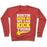 Virgin Teez  Pullover Crewneck Sweatshirt / x-small / Heathered Red BUSTIN OURS SO WE CAN KICK YOURS CREWNECK SWEATSHIRT
