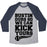 Virgin Teez  Baseball Tee Unisex Tri-Blend Baseball Tee / small / Athletic Gray / Navy BUSTIN OURS SO WE CAN KICK YOURS UNISEX TRI-BLEND BASEBALL TEE